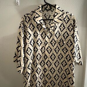 Scotch & Soda Floral Diamond Pattern Shirt